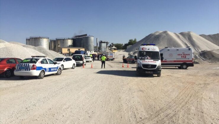 Konya  Büyükşehir belediyesine ait asvalt şantiyesinde patlama! 1 Ölü, 3 yaralı.