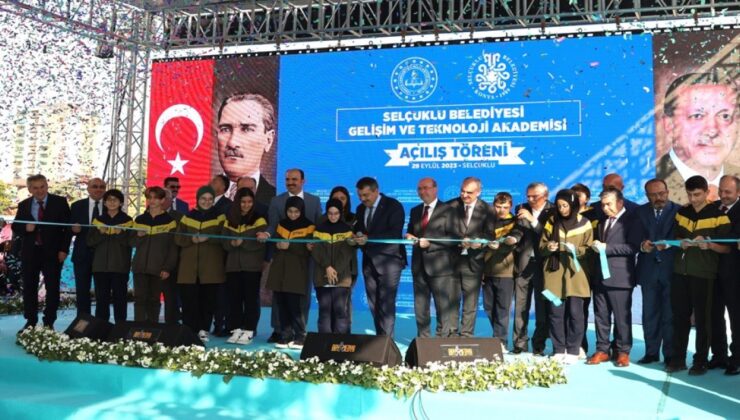 Selçuklu Belediyesi Gelişim ve Teknoloji Akademisi’nin resmi açılışı yapıldı