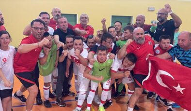 Down Sendromlu Özel Futsal Milli Takımımız Avrupa Şampiyonu oldu