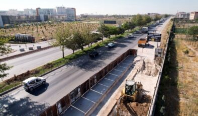 Konya’da yol yapım çalışmaları devam ediyor