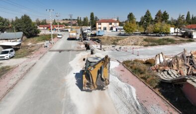 Konya Büyükşehir Belediyesi alt yapı çalışmaları devam ediyor