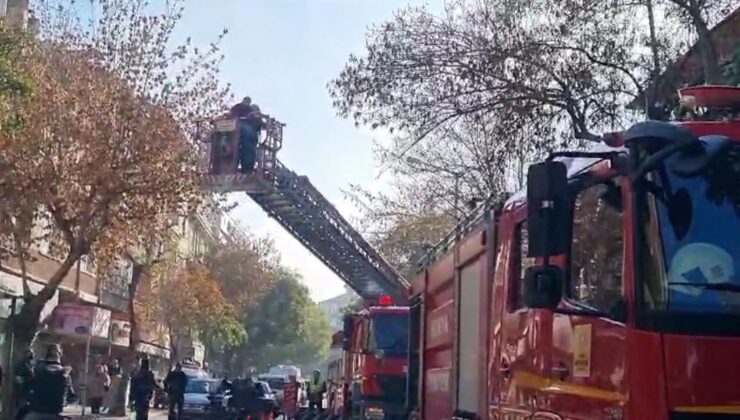 Konya’nın merkez Meram ilçesinde bulunan bir evde yangın çıktı