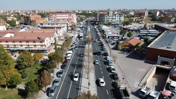 Konya’da yol çalışmaları devam ediyor