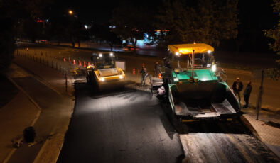 Konya’da yol çalışmaları devam ediyor