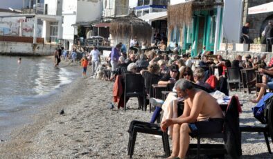 Yeni yıl tatili için Bodrum’a akın edildi, oturacak yer kalmadı