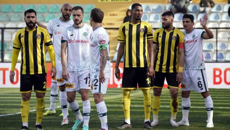 Konyaspor can çekişmeye devam ediyor, golsüz beraberlik!