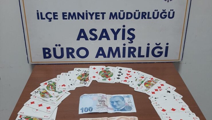 Konya’nın Akşehir ilçesinde kumar baskını