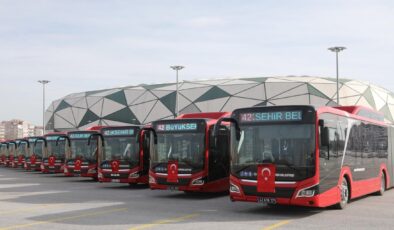 Konya’da yeni otobüsler sefere başladı