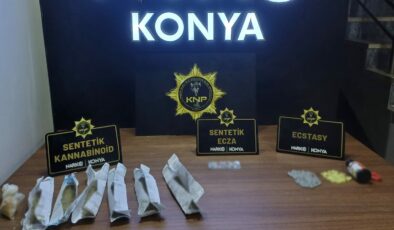 Konya Emniyetten zehir tacirleri operasyonu