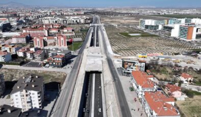 Konya’da tamamlanan bir yol daha hizmete girdi