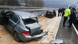 Çorum’da dolu yağışı kazaya neden oldu: 1 ölü 3 yaralı