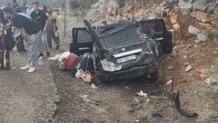 Antalya’nın Akseki ilçesinde meydana gelen trafik kazasında 5 kişi yaralandı