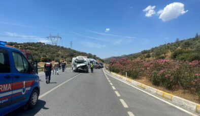 Aydın’da iki minibüs çarpıştı: 17 kişi yaralandı