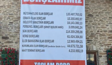 AKP’den alınan bir belediyenin daha borcu asıldı