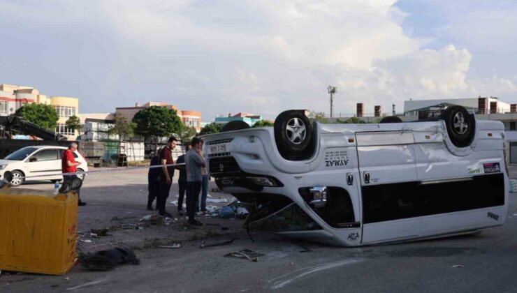 Konya’da 2 servis kaza yaptı