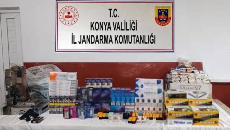 Konya Emniyetten kaçakçılık operasyonu!