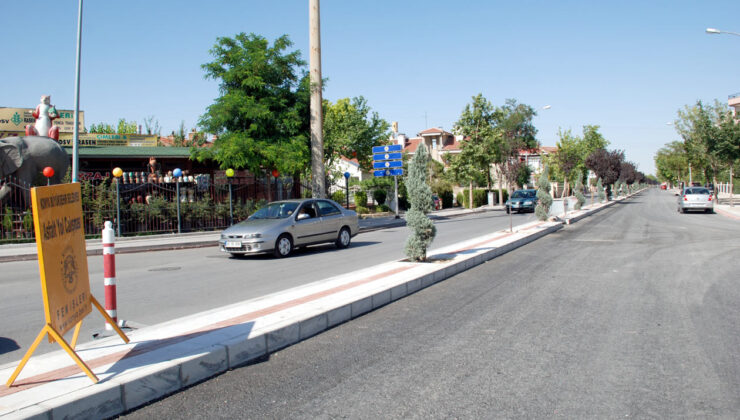 Konya’da yol çalışmaları devam ediyor