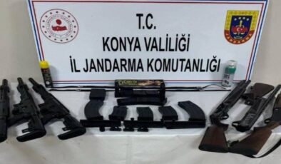 Konya’da silah kaçakçılarına darbe