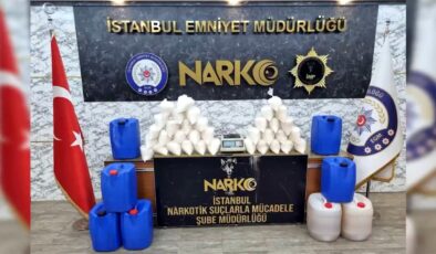 “Narkoçelik-45” operasyonlarında 2 bin 587 şüphelinin gözaltına alındı.