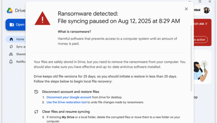 Google Drive’a Yapay Zekâ Tabanlı Fidye Yazılımı Savunması: Dosyalarınız İçin Yeni Bir Kalkan!