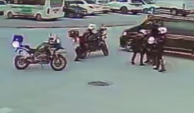 KONYA’NIN YUNUSLARI ‘HIZIR’ GİBİ YETİŞTİ: TRAFİKTE NEFESSİZ KALAN SÜRÜCÜYE MUCİZE MÜDAHALE!