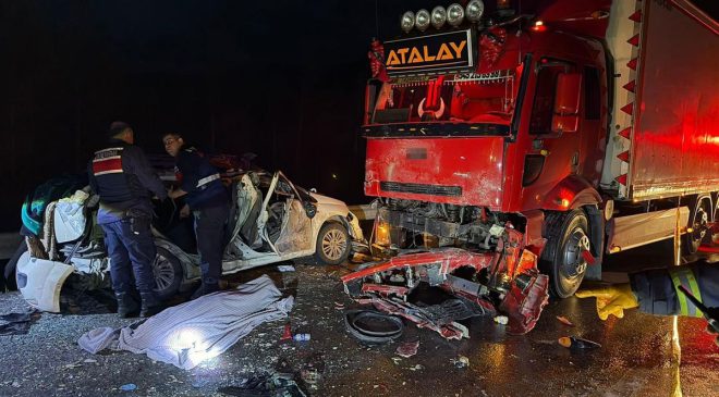 Antalya-Isparta Karayolunda Feci Kaza: 1 Ölü, 5 Yaralı!