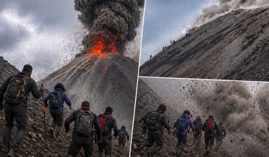 AKTİF YANARDAĞA ÇIKTILAR, FACİANIN EŞİĞİNDEN DÖNDÜLER!