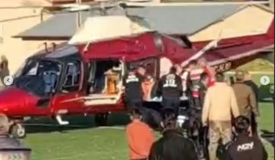 Çapa Mekanizmasına Sıkışan Çiftçinin İmdadına Gökyüzünden Yardım Yetişti