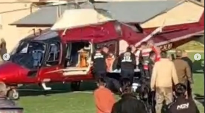 Çapa Mekanizmasına Sıkışan Çiftçinin İmdadına Gökyüzünden Yardım Yetişti