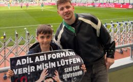 Pankarttaki Saf Sevgi Karşılıksız Kalmadı: Adil Demirbağ’dan Minik Taraftara Unutulmaz Hediye!