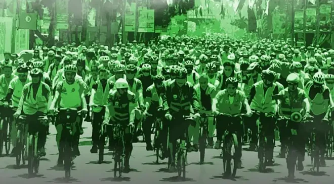 Konya’da 23 Nisan Coşkusu Pedallarla Taçlanıyor: Yeşilay’dan Dev Bisiklet Turu