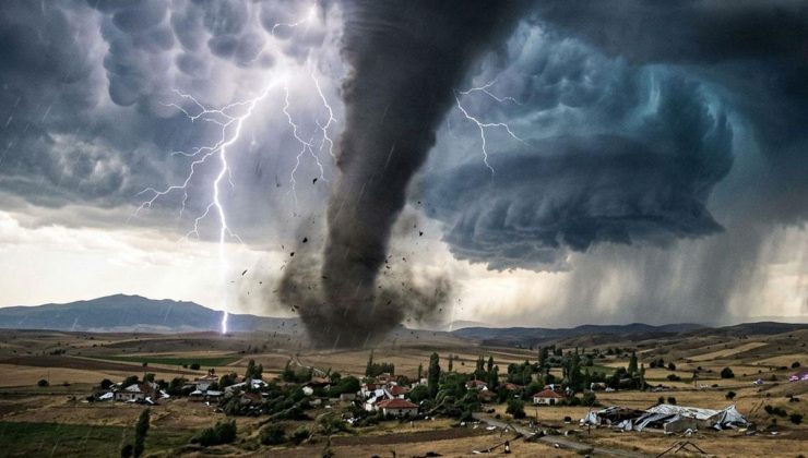 METEOROLOJİK KUŞATMA: TÜRKİYE’DE AYNI GÜN 4 HORTUM VE 8 SÜPER HÜCRE BİRDEN VURDU!