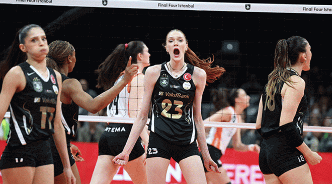 AVRUPA’NIN EN BÜYÜĞÜ YİNE VAKIFBANK! TÜRK FİNALİNDE ŞAMPİYONLUK SARI-SİYAH!