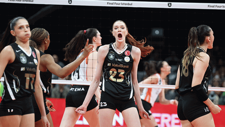 AVRUPA’NIN EN BÜYÜĞÜ YİNE VAKIFBANK! TÜRK FİNALİNDE ŞAMPİYONLUK SARI-SİYAH!