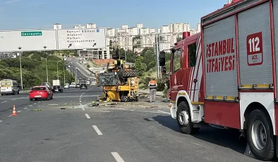 KÜÇÜKÇEKMECE’DE DEHŞET ANLARI: DEVRİLEN İŞ MAKİNESİNİN ALTINDA KALAN SÜRÜCÜ HASAN ÇAKMAK FECİ ŞEKİLDE CAN VERDİ!