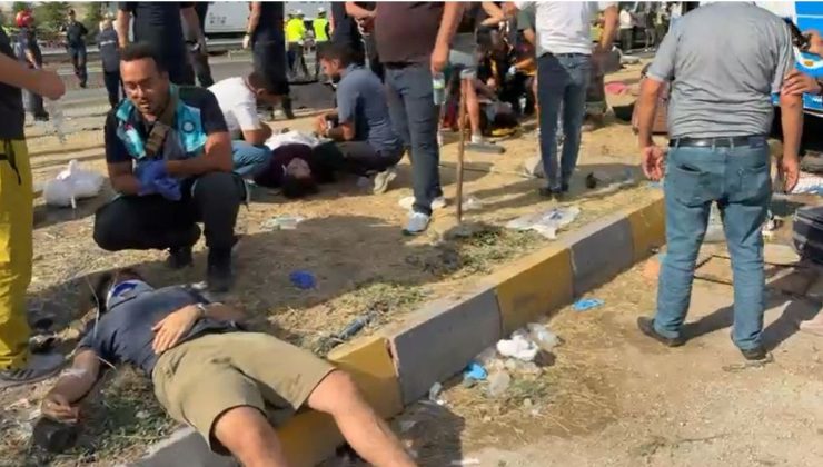 Ankara’da Korkunç Kaza: Midibüs Kamyon ve TIR’a Çarptı! 1 Ölü, 16 Yaralı