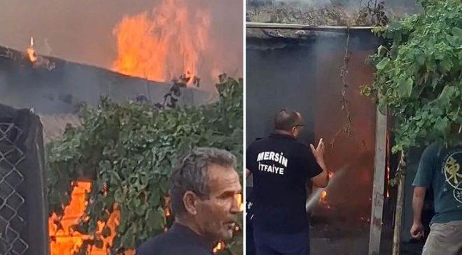 Mersin’de Cinnet Anı: Ailesiyle Tartıştı, Evi Ateşe Verip Kaçtı!