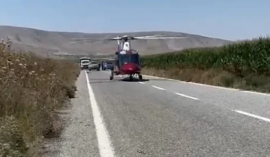 Konya’da Araç İçinde Dehşet! Tartıştığı Eşini Tabancayla Vurdu, Ambulans Helikopter Havalandı