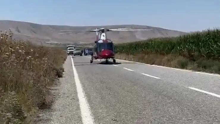 Konya’da Araç İçinde Dehşet! Tartıştığı Eşini Tabancayla Vurdu, Ambulans Helikopter Havalandı