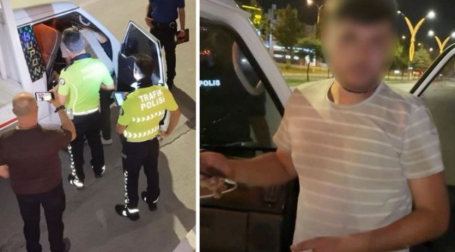 Alkollü ve Ehliyetsiz Sürücünün “Aracım Arızalandı” Oyunu Polise Takıldı! Basın Mensuplarına Tehdit Yağdırdı