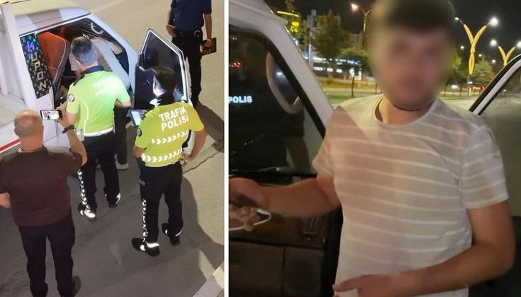 Alkollü ve Ehliyetsiz Sürücünün “Aracım Arızalandı” Oyunu Polise Takıldı! Basın Mensuplarına Tehdit Yağdırdı