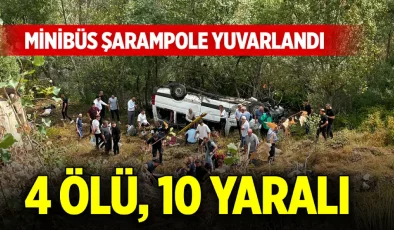 Sivas’ta Yolcu Minibüsü Uçuruma Devrildi: 4 Ölü, 4’ü Ağır 10 Yaralı!