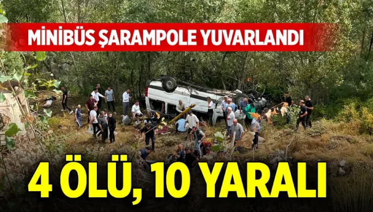 Sivas’ta Yolcu Minibüsü Uçuruma Devrildi: 4 Ölü, 4’ü Ağır 10 Yaralı!
