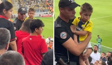 Tepkiler Çığ Gibi! Gençlerbirliği Tribününde Fenerbahçe Formalı Minik Taraftara Yapılana Bakın