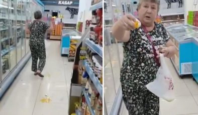 İzmir’de Sıra Dışı İntikam: İadesi Kabul Edilmeyince Yumurtaları Marketin Ortasında Tek Tek Kırdı!