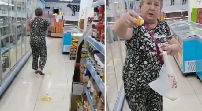 İzmir’de Sıra Dışı İntikam: İadesi Kabul Edilmeyince Yumurtaları Marketin Ortasında Tek Tek Kırdı!